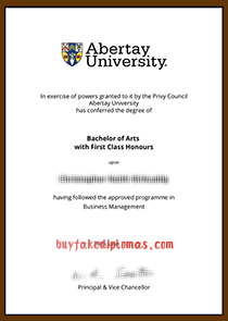 Abertay University Degree, Buy Fake Abertay University Degree