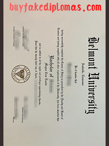 Belmont University Degree, Buy Fake Belmont University Degree