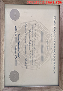 Commission On Dietetic Registration RDN Certificate, Buy Fake Commission On Dietetic Registration RDN Certificate