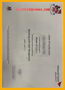 Edinburgh Napier University Degree, Buy Fake Edinburgh Napier University Degree