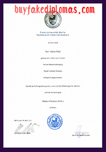 Freie Universität Berlin Degree, Buy Fake Freie Universität Berlin Degree