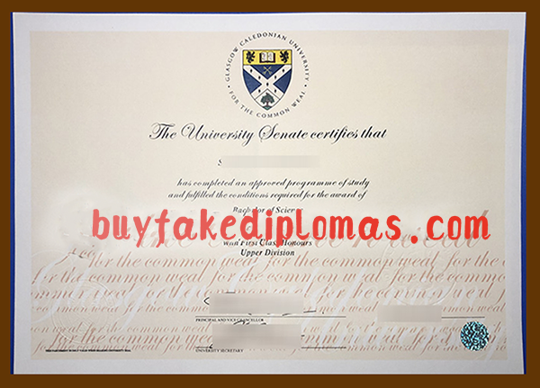 Glasgow Caledonian University Degree, Buy Fake Glasgow Caledonian University Degree