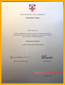 Goldsmiths University of London Degree, Buy Fake Goldsmiths University of London Degree
