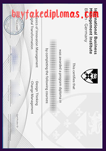 International Business Management Institute Diploma, Buy Fake International Business Management Institute Diploma