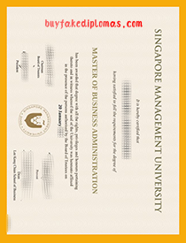 Fake SMU Diploma
