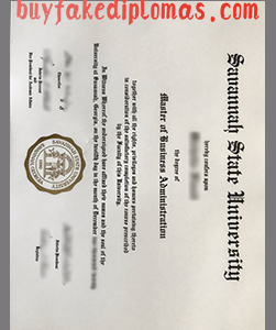 Savannah State University Degree, Buy Fake Savannah State University Degree