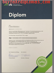 Sfb Bildungszentrum Diploma, Buy Fake Sfb Bildungszentrum Diploma