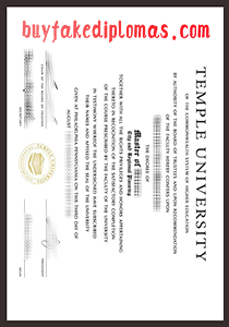 Temple University Degree, Buy Fake Temple University Degree