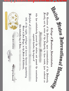 United States International University Degree, Buy Fake United States International University Degree
