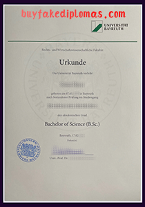 Universität Bayreuth Urkunde, Buy Fake Universität Bayreuth Urkunde
