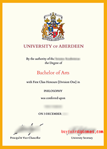 University of Aberdeen Degree, Buy Fake University of Aberdeen Degree