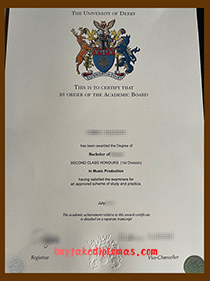 Fake University of Derby Degree