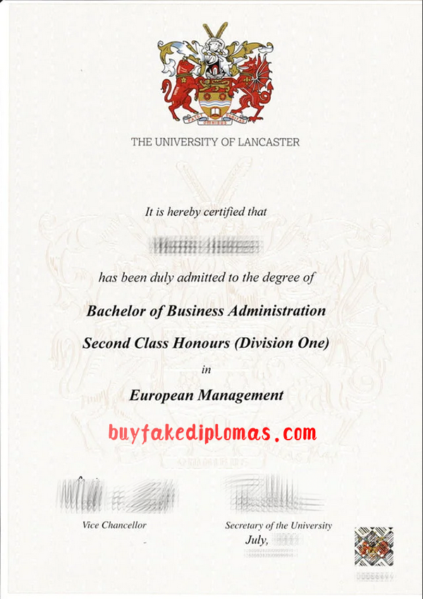 University of Lancaster Degree, Buy Fake University of Lancaster Degree