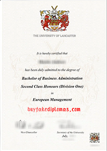 University of Lancaster Degree, Buy Fake University of Lancaster Degree