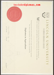 Fake University of Lincoln Diploma
