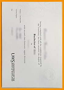 University of West of Scotland Degree, Buy Fake University of West of Scotland Degree