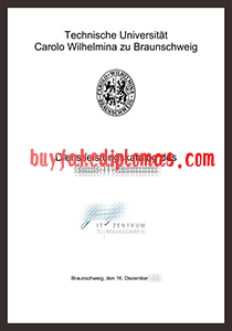 Technische Universität Braunschweig Certificate, Buy Fake Technische Universität Braunschweig Certificate