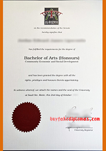Algoma University Degree, Buy Fake Algoma University Degree