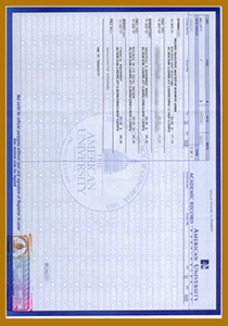 American University Transcript, Buy Fake American University Transcript