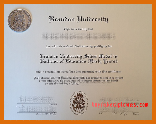Brandon University Degree, Buy Fake Brandon University Degree