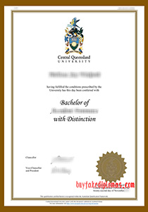 Central Queensland University Degree, buy fake Central Queensland University Degree