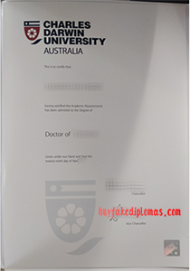 Charles Darwin University Degree, fake Charles Darwin University Degree