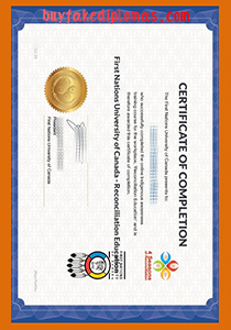 First Nations University of Canada Certificate, Buy Fake First Nations University of Canada Certificate