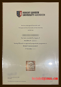 Robert Gordon University Diploma, Buy Fake Robert Gordon University Diploma