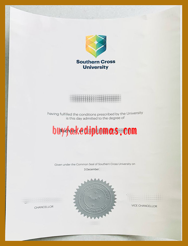 Southern Cross University Degree, Buy Fake Southern Cross University Degree