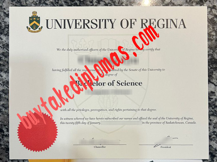 University of Regina fake diploma