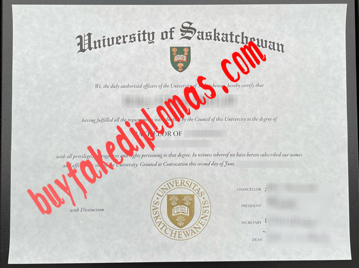 University of Saskatchewan fake diploma