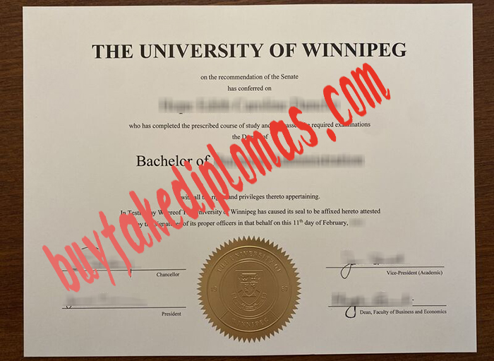 University of Winnipeg fake diploma