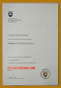 University of Wollongong Australia Degree, Fake University of Wollongong Australia Degree