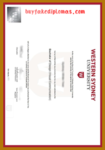 Western Sydney University Degree, Fake Western Sydney University Degree