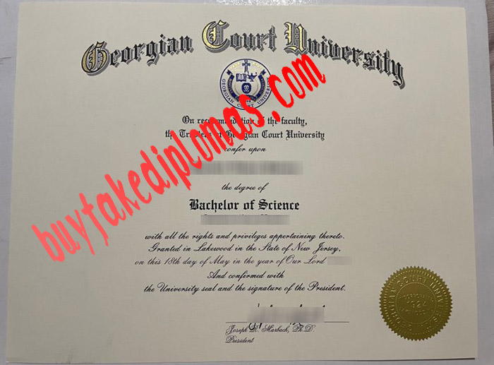Georgian Court University fake diploma