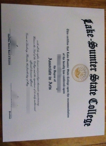Lake Sumter State College fake diploma