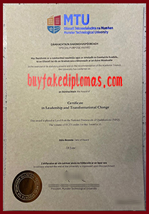 Munster Technological University Diploma, Buy Fake Munster Technological University Diploma