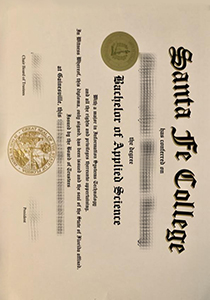 Fake Santa Fe College Diploma