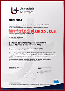 Universiteit Antwerpen Degree, Buy Fake Universiteit Antwerpen Degree