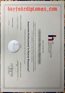 Fake Associate Professional in Human Resources Certificate