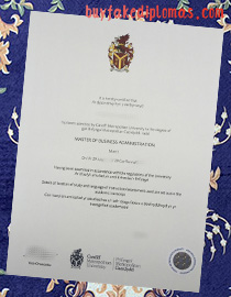 Fake Cardiff Metropolitan University MBA Degree