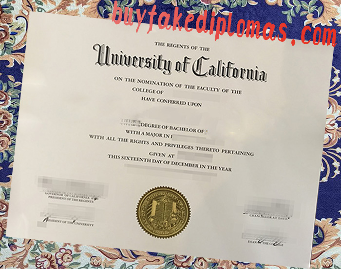 Fake UC San Francisco Degree