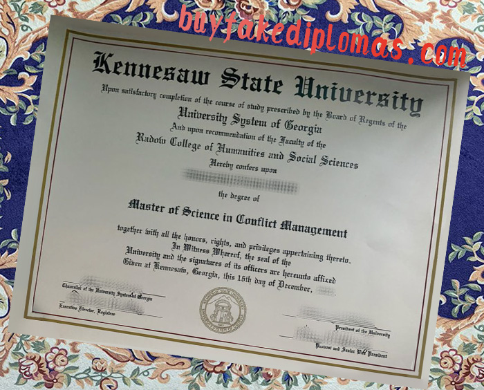 Fake Kennesaw State University Degree