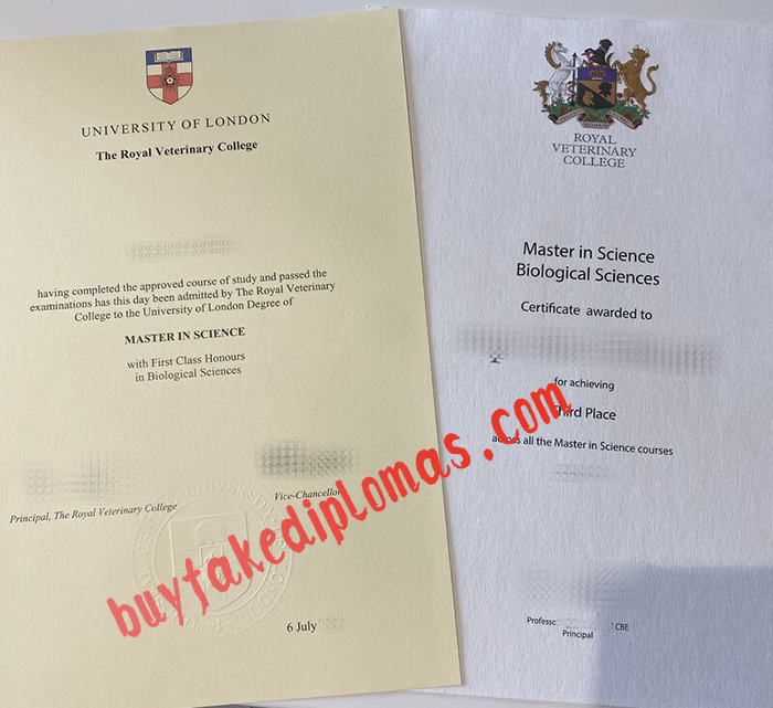 Fake Royal Veterinary College Degree