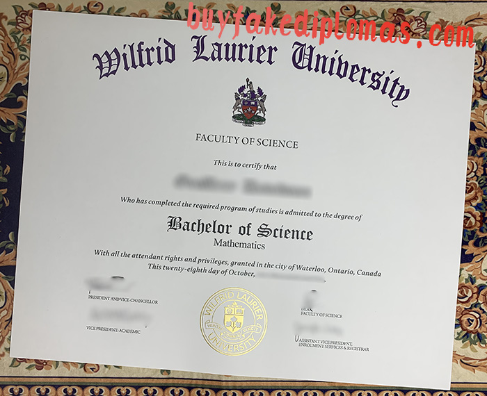 Fake Wilfrid Laurier University Diploma