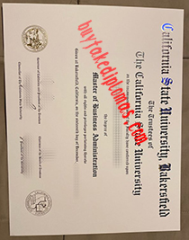 Fake California State University Bakersfield Degree