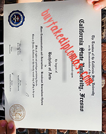 Fake California State University Fresno Degree
