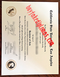 Fake California State University Los Angeles Degree
