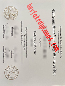 Fake California State University Monterey Bay Degree
