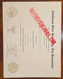 Fake California State University San Bernardino Degree